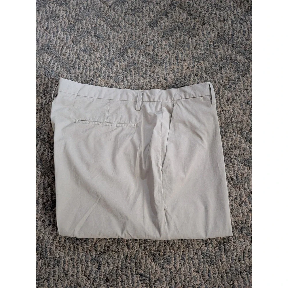 Banana Republic Stretch Mens 36R Gray Nylon Cotton Blend Dress Pants SUM 01